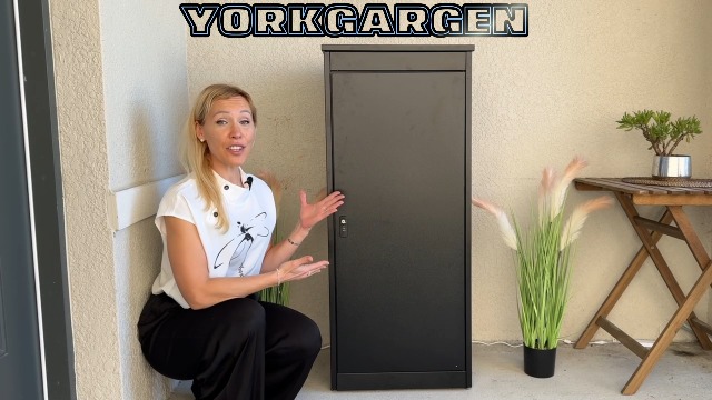 Package Delivery Boxes for Outside, Extra Large Black Parcel Drop